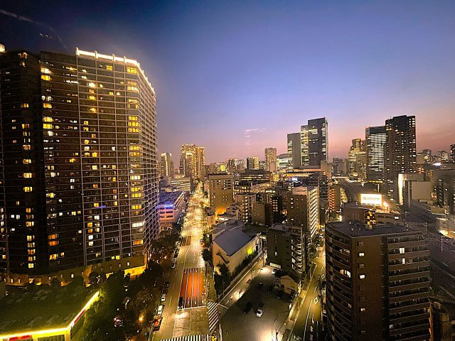 ザ・タワー芝浦の展望|眺望夜