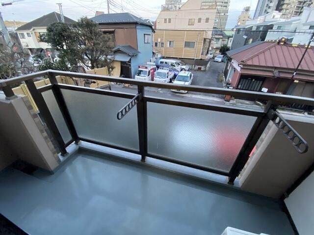 リバージュ北千住のバルコニー