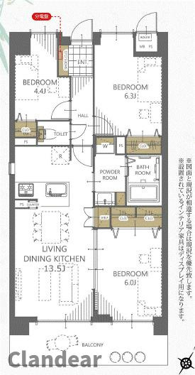 ジェム草加ガーデニアの間取り|ドキドキの新生活も、安心してスタート。ぴったりの住まいを見つけませんか？クランディアが一緒に住まい選びをサポートします‼　まずは、お気軽にお問合せください　＃クランディア