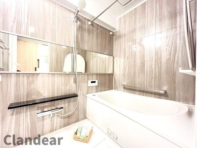 ジェム草加ガーデニアの浴室|ドキドキの新生活も、安心してスタート。ぴったりの住まいを見つけませんか？クランディアが一緒に住まい選びをサポートします‼　まずは、お気軽にお問合せください　＃クランディア