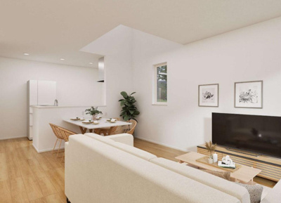 【居間・リビング】 | 鳥取市南吉方3丁目新築戸建て