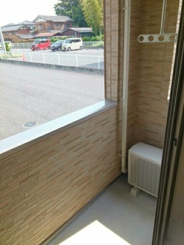 シャンドゥ　フルールＢのバルコニー