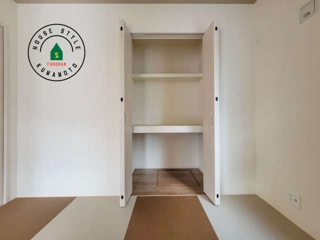 熊本市東区戸島5丁目第1₋4棟(1号棟)の収納|収納には困りません。