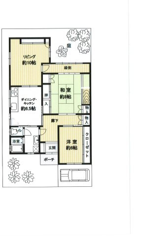 緑丘４丁目　戸建の間取り