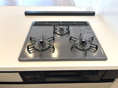 【キッチン】 | パークシティ松下南棟 | 3口コンロでは要領よくお料理も可能です！