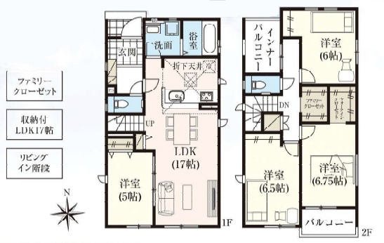 GLうるま市豊原2期の間取り