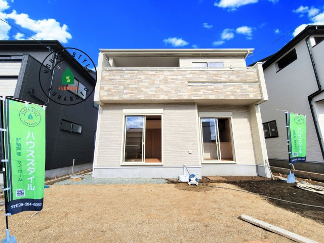 熊本市東区戸島5丁目第1₋4棟(2号棟)の外観|デザイン性のある外観です。