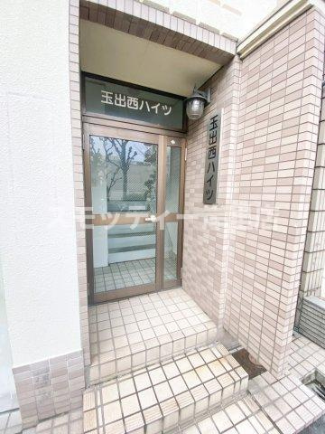 玉出西ハイツのエントランス