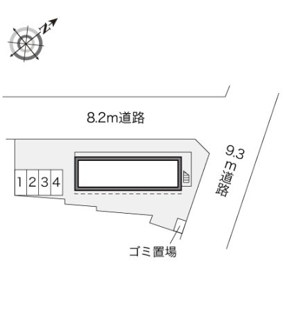 レオパレスＰＡＳＴＯＲＡＬの駐車場