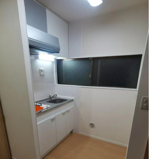 荒川区荒川５丁目の一棟アパートのキッチン