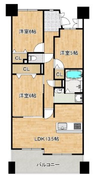シティコーポ住之江  1号棟EASTの間取り