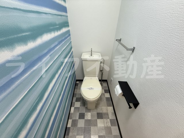 朝日プラザ生駒西2番館C棟のトイレ|シンプルで使いやすいトイレです