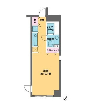 カスタリア水天宮の間取り