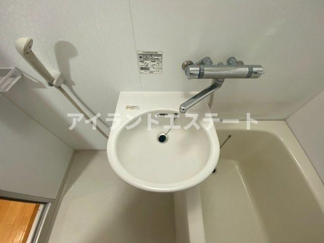 ビアメゾン上野毛　駅近　収納豊富　エアコン2基の洗面所