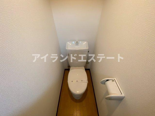 ビアメゾン上野毛　駅近　収納豊富　エアコン2基のトイレ