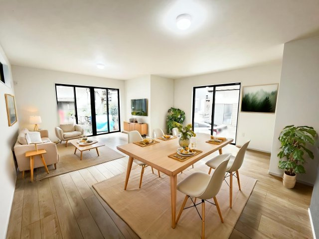 入間市東藤沢8丁目・全1棟　新築一戸建　～収納豊富～の駐車場|現地写真(2026年1月8日撮影)