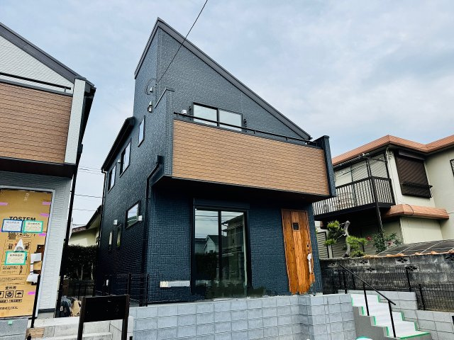 八王子市　散田町　新築一戸建て　２期の外観|～西八王子駅徒歩15分・山田駅徒歩12分　並列2台駐車可能～