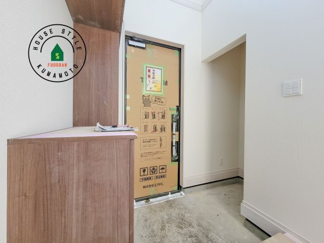 熊本市東区戸島5丁目第1₋4棟(4号棟)の防犯設備|二重ロックでしっかり防犯対策ができます。