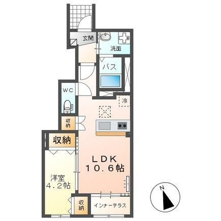 サンハイツのエントランス