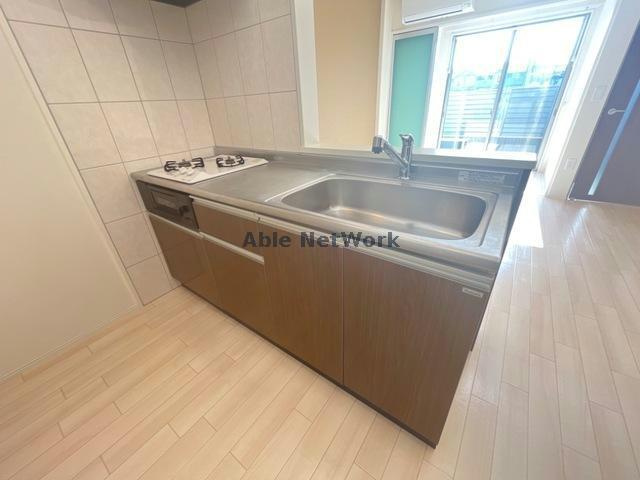 サンハイツのキッチン|人気のカウンターキッチン