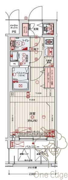レオンコンフォート梅田北の間取り