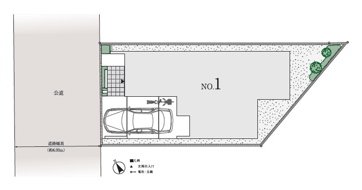 練馬区早宮1丁目　吹抜け大型リビング　限定1棟の区画図