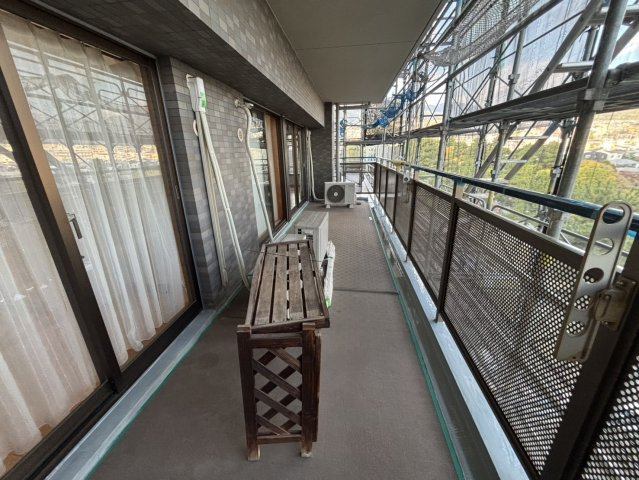 藤和ライブタウン六甲石屋川公園のバルコニー