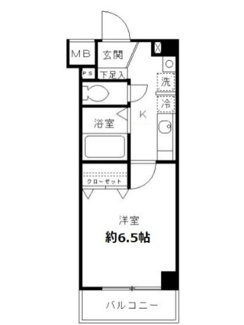 【間取り】 | スクエア　コート | 間取りです。