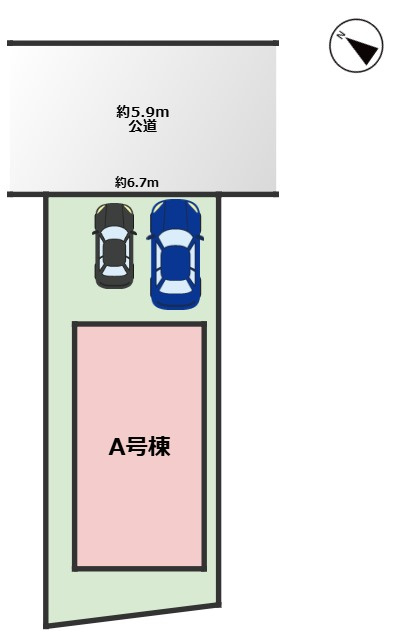 天白区島田黒石4期｜名古屋市の戸建ならホームアップの区画図