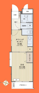 【間取り】 | メイゾン小竹向原