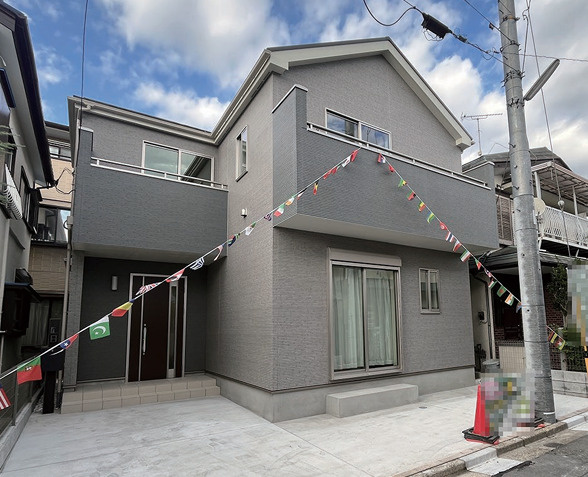 新築　新座市栄５丁目の外観|外観は落ち着いています