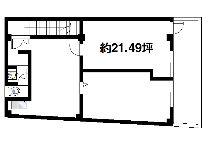 松村ビルの間取り