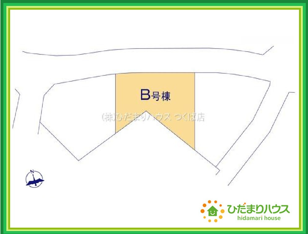 日立市東大沼町4丁目　新築戸建　B号棟の区画図|小学校が近く、お子様の通学も安心ですね☆彡