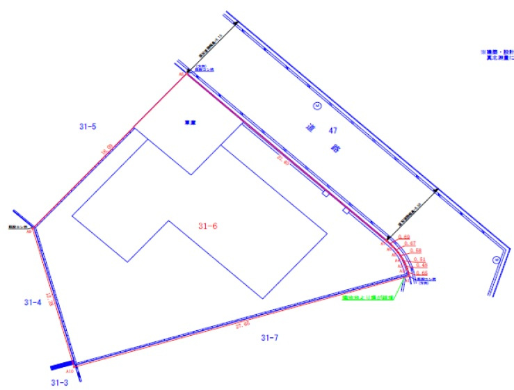堺市南区槇塚台2丁　売土地の土地図