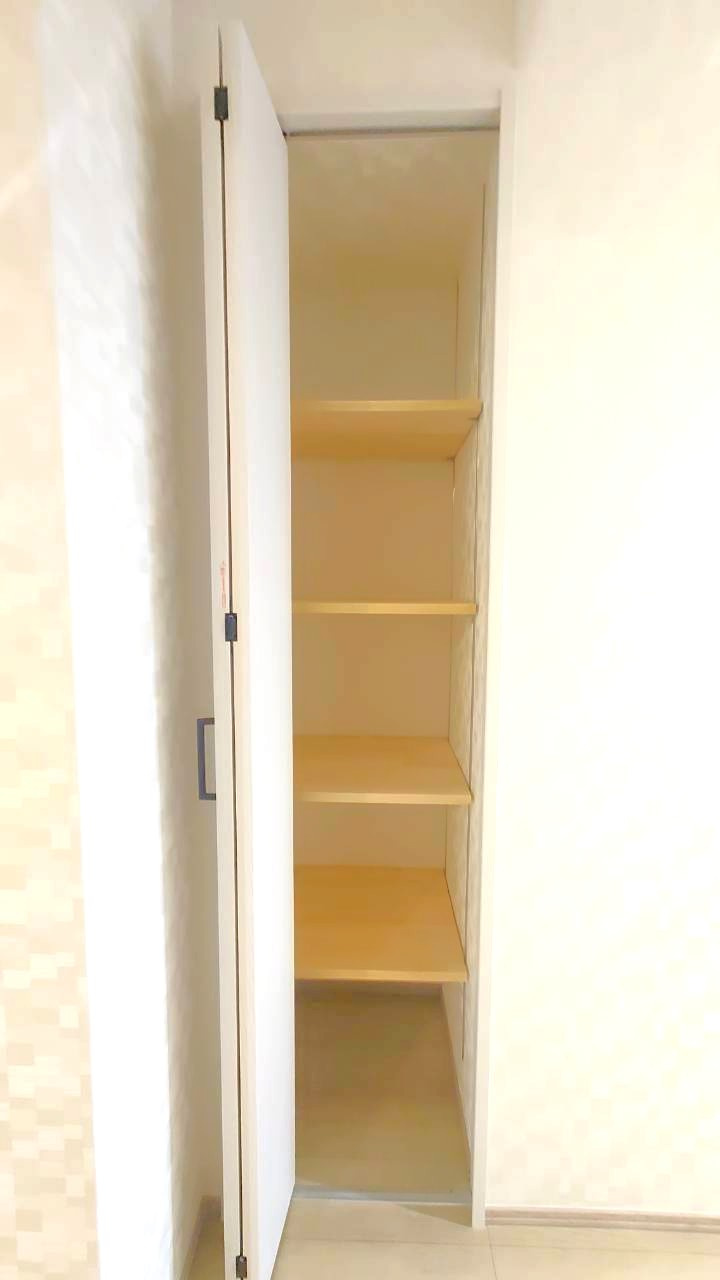 ◆２０２５年１１月リフォーム完了◆南面バルコニーにつき陽当たり・通風良好◆サンシティ桂坂３番館の収納|収納スペース