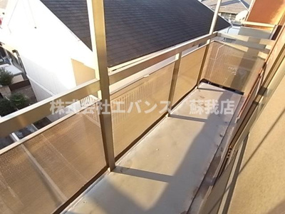 【バルコニー】 | 峰正ハイツ | 広々としたバルコニーです