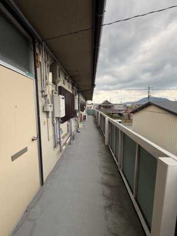 オレンジハイツのバルコニー