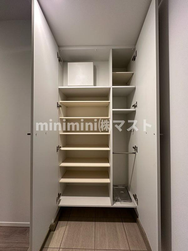 レジュールアッシュ谷町四丁目グランクラスの収納