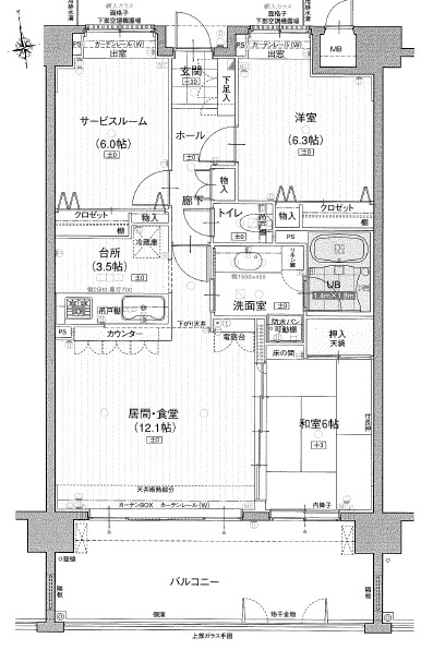 ポレスター城東の間取り