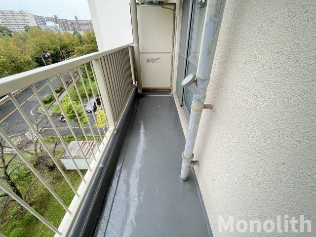 泉北桃山台１丁４号棟のバルコニー
