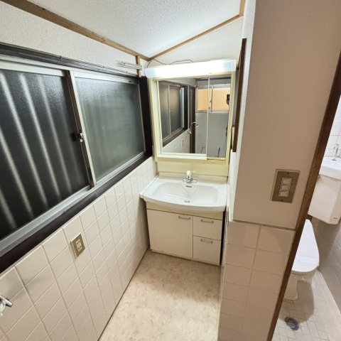 高柳テラスの洗面所