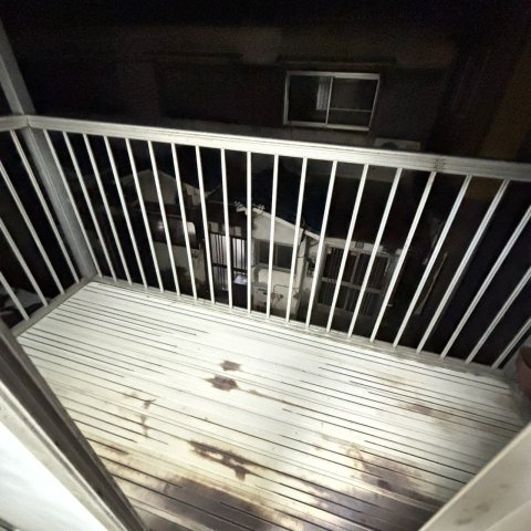 高柳テラスのバルコニー