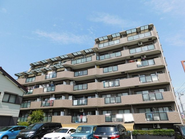 ダイアパレスパークサイド東所沢の外観|東所沢駅徒歩7分、7階建てのマンションです。