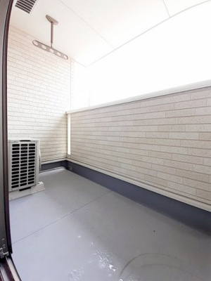 【バルコニー】 | エテルノ・エフ | お洗濯にも便利なバルコニー付き