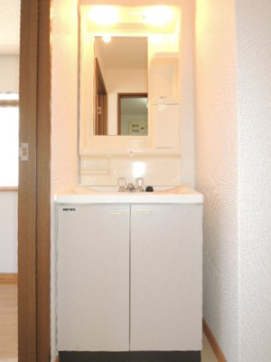 【洗面所】 | コリーヌよしかわＡ | スペースが確保できる洗面所です