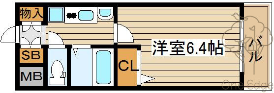 エステムコート梅田天神橋リバーフロントの間取り