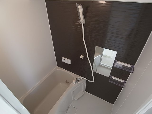 オレンジマンションの浴室|追炊き機能付きバスルーム