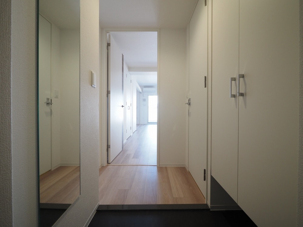 セレニテフラン谷町四丁目の玄関