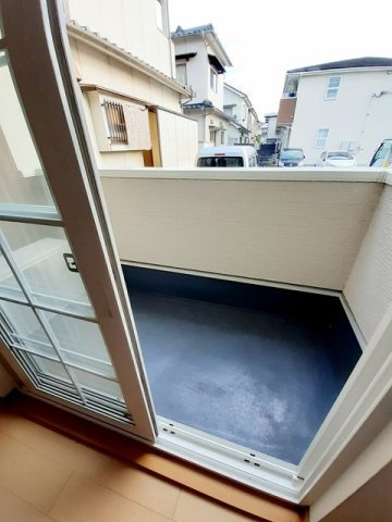 ボヌールプラスＡのバルコニー|陽当たり良好なバルコニーです