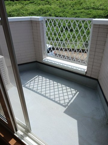 クレメント余戸Ｄのバルコニー